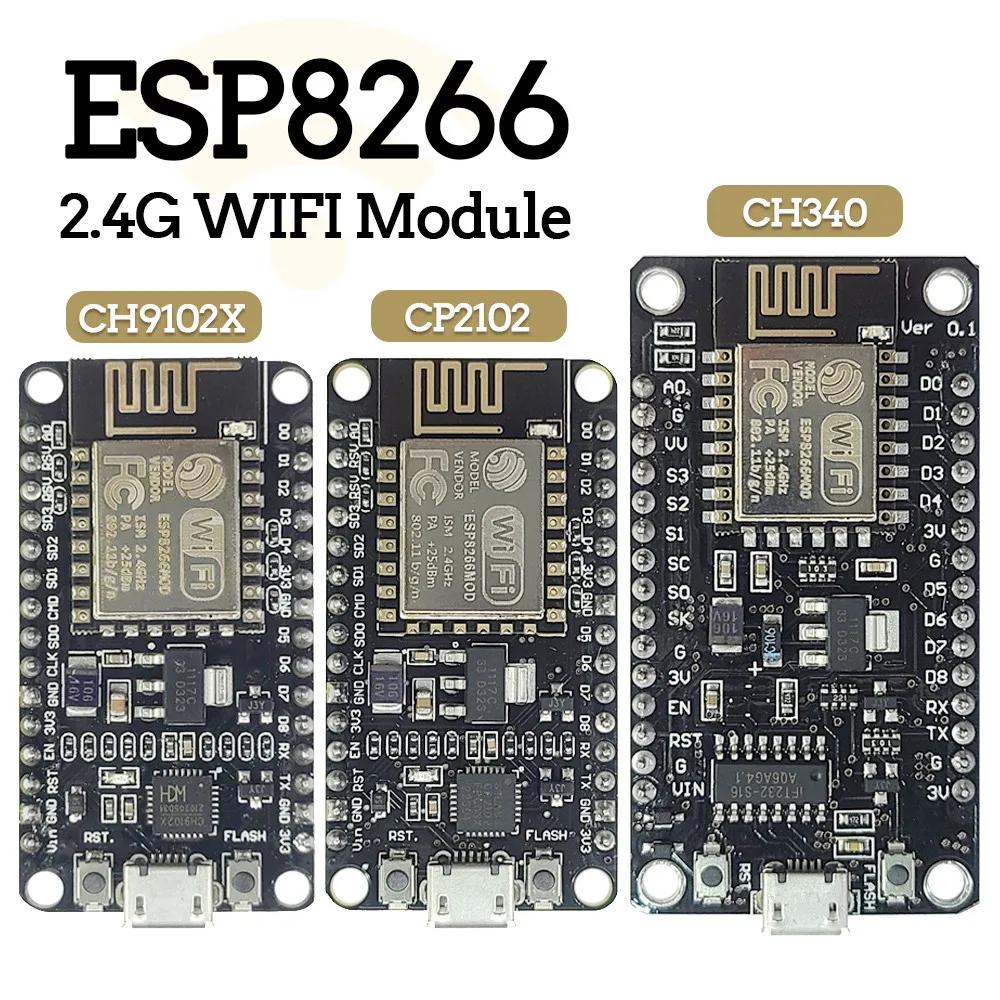 Ƶ̳ DIY 繰 ͳ NodeMcu V3     , USB ũ CH340 CP2102 CH9102X  ESP8266, 2.4G
